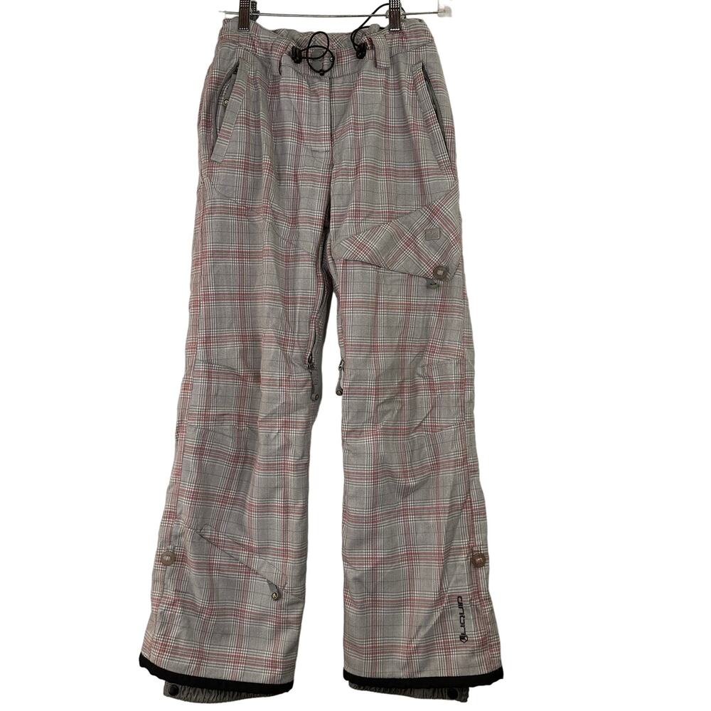 Liquid 10K Quattro Plaid Girls Ski Snowboard Pants Size Small